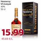 Allahindlus - Hennessy
VS konjak
40%
35 cl