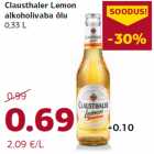 Clausthaler Lemon
alkoholivaba õlu
0,33 L