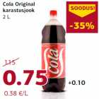 Allahindlus - Cola Original
karastusjook
2 L