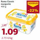 Allahindlus - Rama Classic
margariin
400 g