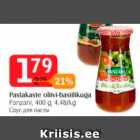 Pastakaste oliivi-basiilikuga 