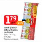 Vanilli-glasuurkohuke Classic, multipakk
