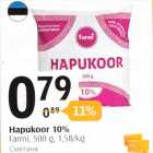 Allahindlus - Hapukoor 10%