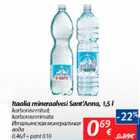 Itaalia mineraalvesi Sant´Anna, 1,5 l