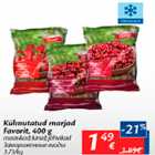 Külmutatud marjad Favorit, 400 g
