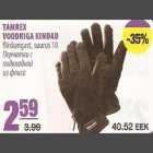 Tamrex voodriga kindad fliiskangast