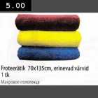 Froteerätik 70x135cm, erinevad värvid
