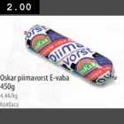 0skar piimavorst E-vaba 450g