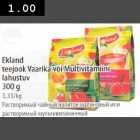 Allahindlus - Ekland teejook Vaarika või Multivitamiini lahustuv
300 g