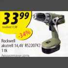 Rockwell akutrell 14,4V RS2207K2 ltk