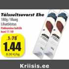 Täissuitsuvorst Ehe
180g / Maag
Lihatööstus