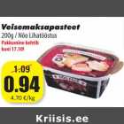 Allahindlus - Veisemaksapasteet
200g / Nõo Lihatööstus