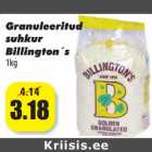 Allahindlus - Granuleeritud
suhkur
Billington´s
1kg