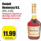 Allahindlus - Konjak
Hennessy V.S.
40%, 0,35L
