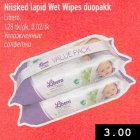 Allahindlus - Niisked lapid Wet Wipes duopakk
Libero