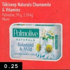 Allahindlus - Tükiseep Naturals Chamomile
& Vitamins