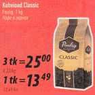 Allahindlus - Kohvioad Classic
Paulig, 1 kg