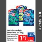 Allahindlus - WC-värskendaja Domestos, 2 x 55 g