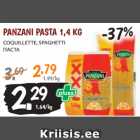 Allahindlus - PANZANI PASTA 1,4 KG 
