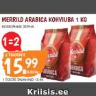 Allahindlus - MERRILD ARABICA KOHVIUBA 1 KG 
