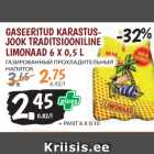 Allahindlus - GASEERITUD KARASTUS- JOOK TRADITSIOONILINE
LIMONAAD 6 X 0,5 L