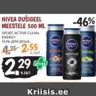 NIVEA DUŠIGEEL
MEESTELE 500 ML