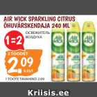 AIR WICK SPARKLING CITRUS
ÕHUVÄRSKENDAJA 240 ML