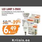 LED LAMP 3-PAKK
