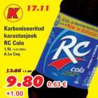 Allahindlus - Karboniseeritud karastusjook RC Cola