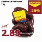 Allahindlus - Saaremaa verivorst
1 kg