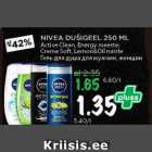 Allahindlus - NIVEA DUŠIGEEL 250 ML