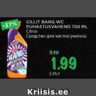 Allahindlus - CILLIT BANG WC PUHASTUSVAHEND 750 ML