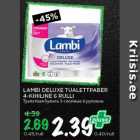 LAMBA DELUXE TUALETTPABER 4-KIHILINE 6 RULLI