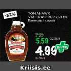 Allahindlus - TOMAHAWK VAHTRASIIRUP 250 ML