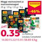 Maggi maitseained ja
maitseainesegud