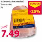 Saaremaa kuumsuitsu
Saunasink
kg