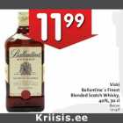 Allahindlus - Viski Ballantine`s Finest Biended Scotch Whisky