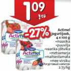 Allahindlus - Actimel
jogurtijook,
4 x 100 g