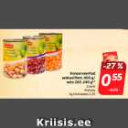 Konserveeritud
aedoad Rimi, 400 g/
neto 200-240 g**