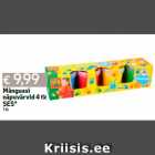 Mänguasi
näpuvärvid 4 tk
SES*
1 tk