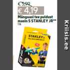 Mänguasi tee puidust
masin S STANLEY JR**
1 tk
