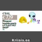 Mänguasi
loomake paaris
LITTLEST PET
SHOP*
1 tk