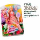 Магазин:Hüper Rimi,Скидка:Игрушка кукла
BARBIE
волосы принцессы **
1 шт.