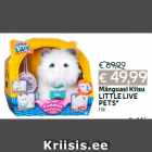 Магазин:Hüper Rimi,Скидка:Игрушка Kiisu
LITTLE LIVE
PETS *
1 шт.