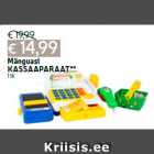 Mänguasi
KASSAAPARAAT**
1 tk