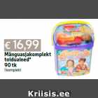 Mänguasjakomplekt
toiduained*
90 tk
1 komplekt