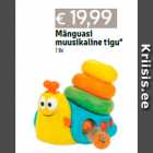 Mänguasi
muusikaline tigu*
1 tk