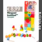 Mänguasi
kuubikud**
1 komplekt