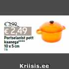 Portselanist pott
kaanega****
10 x 5 cm
1 tk