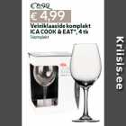 Магазин:Hüper Rimi,Скидка:Набор стеклянных бокалов для вина
ICA COOK & EAT *, 4 шт.
1 комплект